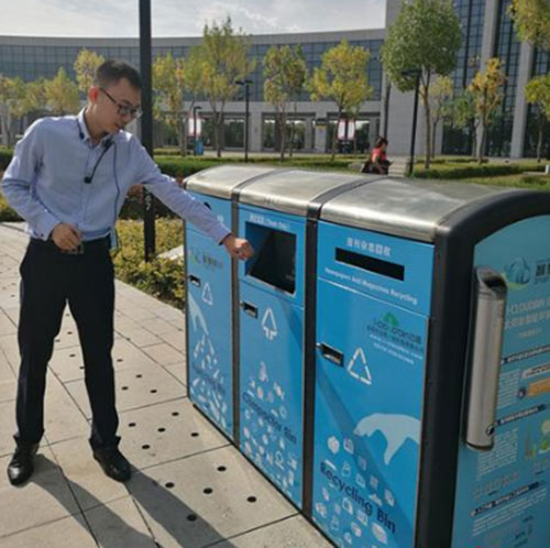  銀川智能垃圾桶讓市民環保意識越來越強